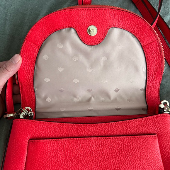 EUC Kate Spade Convertible Hot Pink Crossbody - Picture 4 of 12